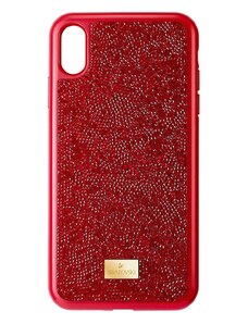 Swarovski Husă de telefon iPhone XS Max Glam Rock culoarea rosu