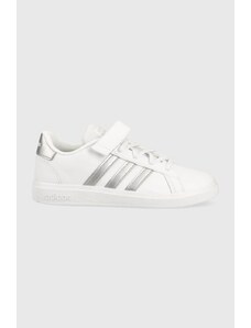 adidas sneakers pentru copii GRAND COURT culoarea alb
