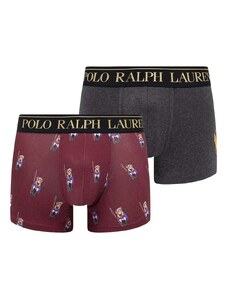 POLO RALPH LAUREN Lenjerie (Pack of 2) Trunk Gb-2 Pack-Trunk 714843425004 RF022 gb charcoal/holiday red