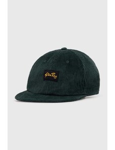 Stan Ray șapcă de baseball din catifea BALL CAP CORD culoarea verde, cu imprimeu AW2316707
