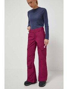 DC pantaloni Nonchalant culoarea bordo