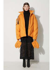 A.A. Spectrum geacă de puf Goldan Jacket culoarea portocaliu, de iarnă, oversize, 82231205A SOFT SUN