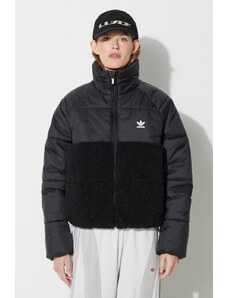 adidas Originals geacă Polar Jacket femei, culoarea negru, de iarnă, IS5257