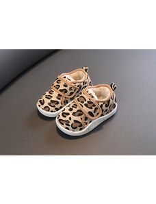 SuperBebeShop Pantofi imblaniti pentru fetite - Animal print