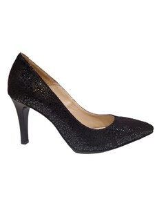 Pantofi eleganti dama Diane Marie P 111.1 piele intoarsa, negri