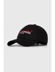 The Kooples șapcă de baseball din bumbac culoarea negru, cu imprimeu