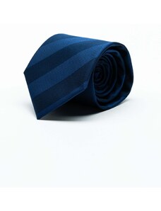 BMan.ro Cravata Eleganta & Business Barbati Dungi Oblice Bleumarin Si Albastru BMan920