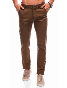 EDOTI Men's pants chino P1418 - brown