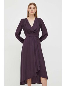 Morgan rochie culoarea violet, midi, evazati
