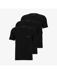 Tricou pentru bărbați Hugo Boss Crew Neck Cotton T-Shirt 3-Pack Black