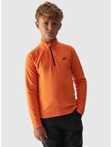 4F Lenjerie termoactivă din fleece (bluză) pentru băieți - portocalie - 122/128 (6-8 ani)