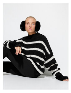 Koton Pulover tricotat jumătate helancă cașmir texturat