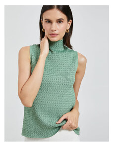 Koton Turtleneck Singlet fără mâneci, model tricotat