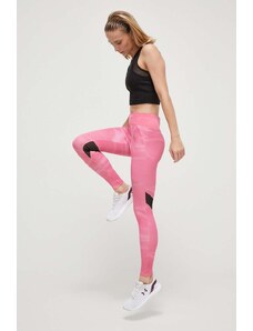 Mizuno leggins de alergare Printed culoarea roz, modelator
