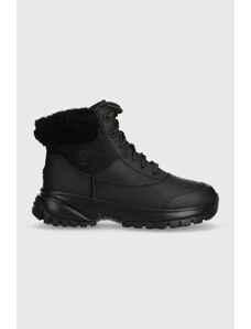 UGG pantofi Yose Fluff V2 culoarea negru, cu platforma, izolare usoara, 1130901