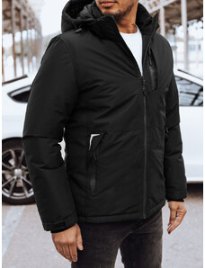 Jachetă Dstreet neagră de iarnă pentru bărbați