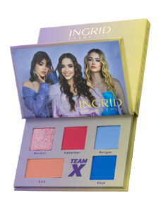 Ingrid Cosmetics Paleta de farduri de pleoape Second Chance Team X Ingrid, 5 nuante, 8 g