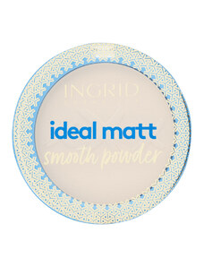 Pudra matifianta Ideal Matt Ingrid Cosmetics, 01 Bej deschis, 8 g