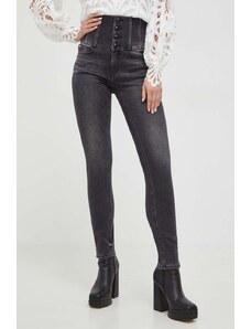 Miss Sixty jeans din amestec de casmir culoarea gri