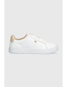 Tommy Hilfiger sneakers din piele ESSENTIAL COURT SNEAKER culoarea alb, FW0FW07686