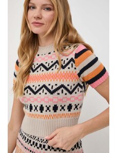 MAX&Co. pulover din amestec de lana femei, culoarea bej
