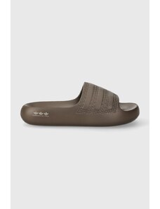 adidas Originals sneakers Adilette Ayoon culoarea gri, cu platforma, IF7617