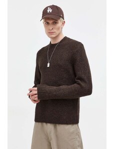 Abercrombie & Fitch pulover barbati, culoarea maro