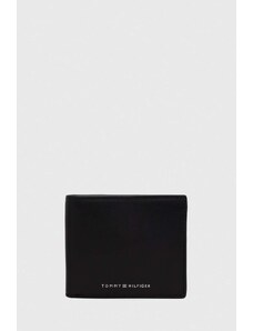 Tommy Hilfiger portofel de piele bărbați, culoarea negru AM0AM11871