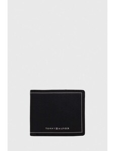Tommy Hilfiger portofel de piele bărbați, culoarea negru AM0AM11864