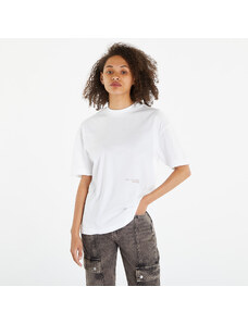 Tricou pentru femei Calvin Klein Jeans Back Floral Graphic T-Shirt White