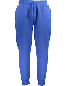 Norway Pantaloni sport barbati cu bata elastica si logo albastru
