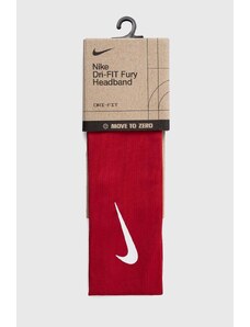 Nike bentita pentru cap Fury 3.0 culoarea rosu