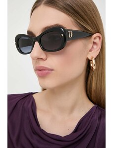 DSQUARED2 ochelari de soare femei, culoarea negru