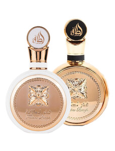 Lattafa Pachet 2 parfumuri, Fakhar Woman 100 ml si Fakhar Gold 100 ml