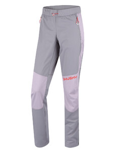 Women's softshell trousers HUSKY Kala L purple/grey