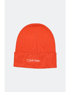 Caciula cu aspect striat Calvin Klein, portocaliu, universal