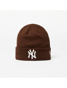 Pălărie New Era New York Yankees League Essential Cuff Knit Beanie Hat Nfl Brown Suede/ Off White