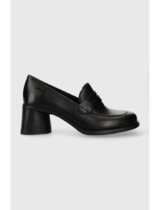 Camper pantofi de piele Kiara culoarea negru, cu toc drept, K201417.001