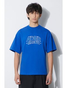 Ader Error tricou Edca Logo T-shirt bărbați, cu imprimeu, BMADFWTS0104