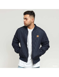 Jachetă bomber pentru bărbați Urban Classics Diamond Quilt Nylon Jacket Navy