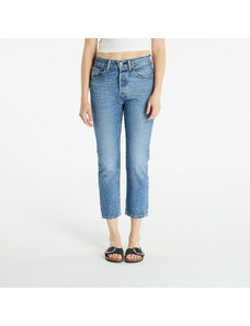 Blugi pentru femei Levi's  501 Crop Jeans Medium Indigo Worn In/ Blue