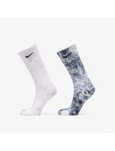 Șosete pentru bărbați Nike Everyday Plus Cushioned Tie-Dye Crew Socks 2-Pack Multicolor