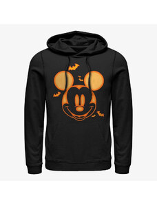 Hanorac pentru bărbați Merch Disney Classics Mickey Classic - Mickey Pumpkin Unisex Hoodie Black