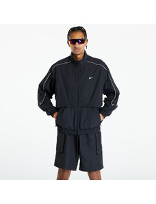 Jachetă pentru bărbați Nike Solo Swoosh Woven Tracksuit Jacket Black/ White