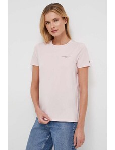 Tommy Hilfiger tricou femei, culoarea roz WW0WW37877