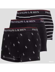 Boxeri Polo Ralph Lauren 3Pack Classic Trunk Black/ White
