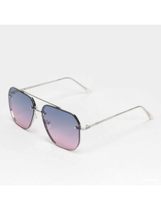 Ochelari de soare pentru bărbați Urban Classics Sunglasses Timor Black/ Silver
