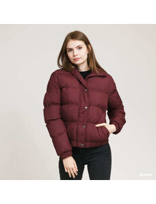 Jachetă de iarnă pentru femei Urban Classics Ladies Hooded Puffer Jacket Wine