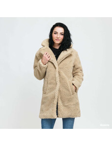 Jachetă de iarnă pentru femei Urban Classics Ladies Oversized Sherpa Coat Beige