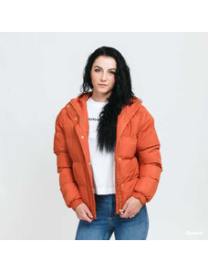Jachetă de iarnă pentru femei Urban Classics Ladies Hooded Puffer Jacket Orange